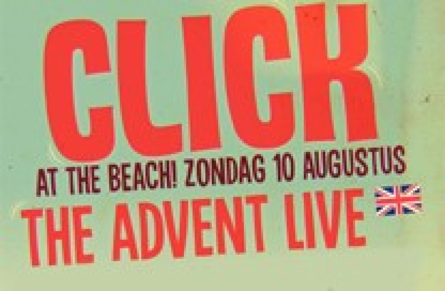 Party nieuws: Knallen met The Advent op Click at the Beach