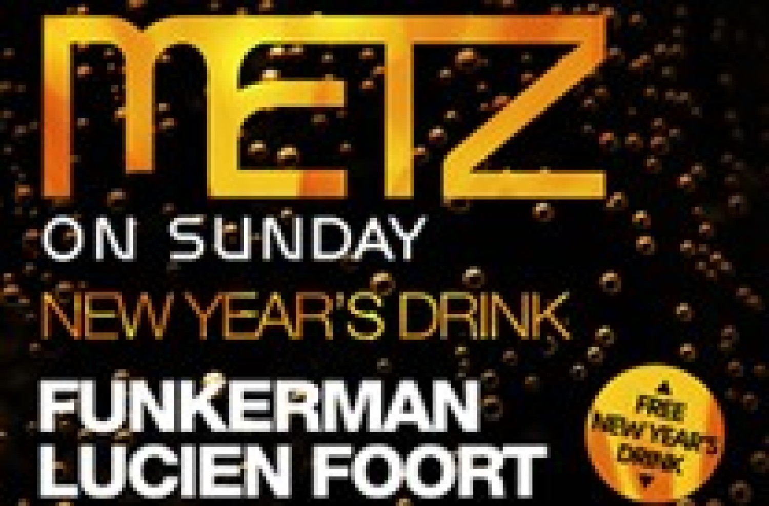 Party nieuws: Metz geeft iedereen bubbels tijdens de NY’s Drink