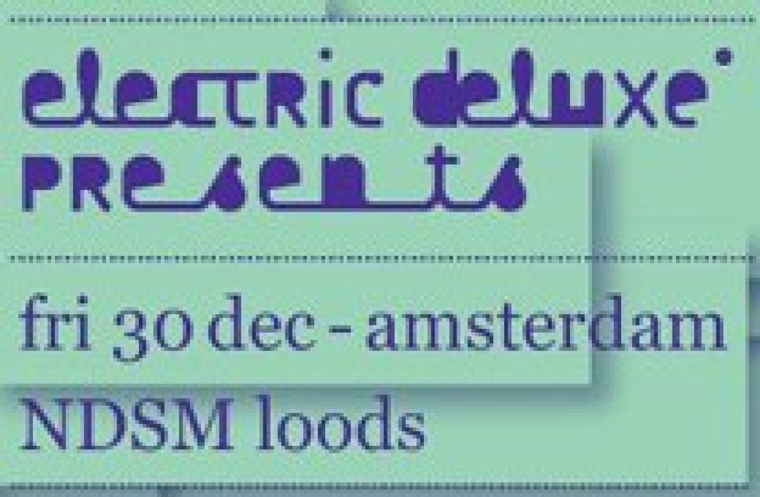 Party nieuws: Speedy J, Rødhåd, Dax J and more at Electric Deluxe