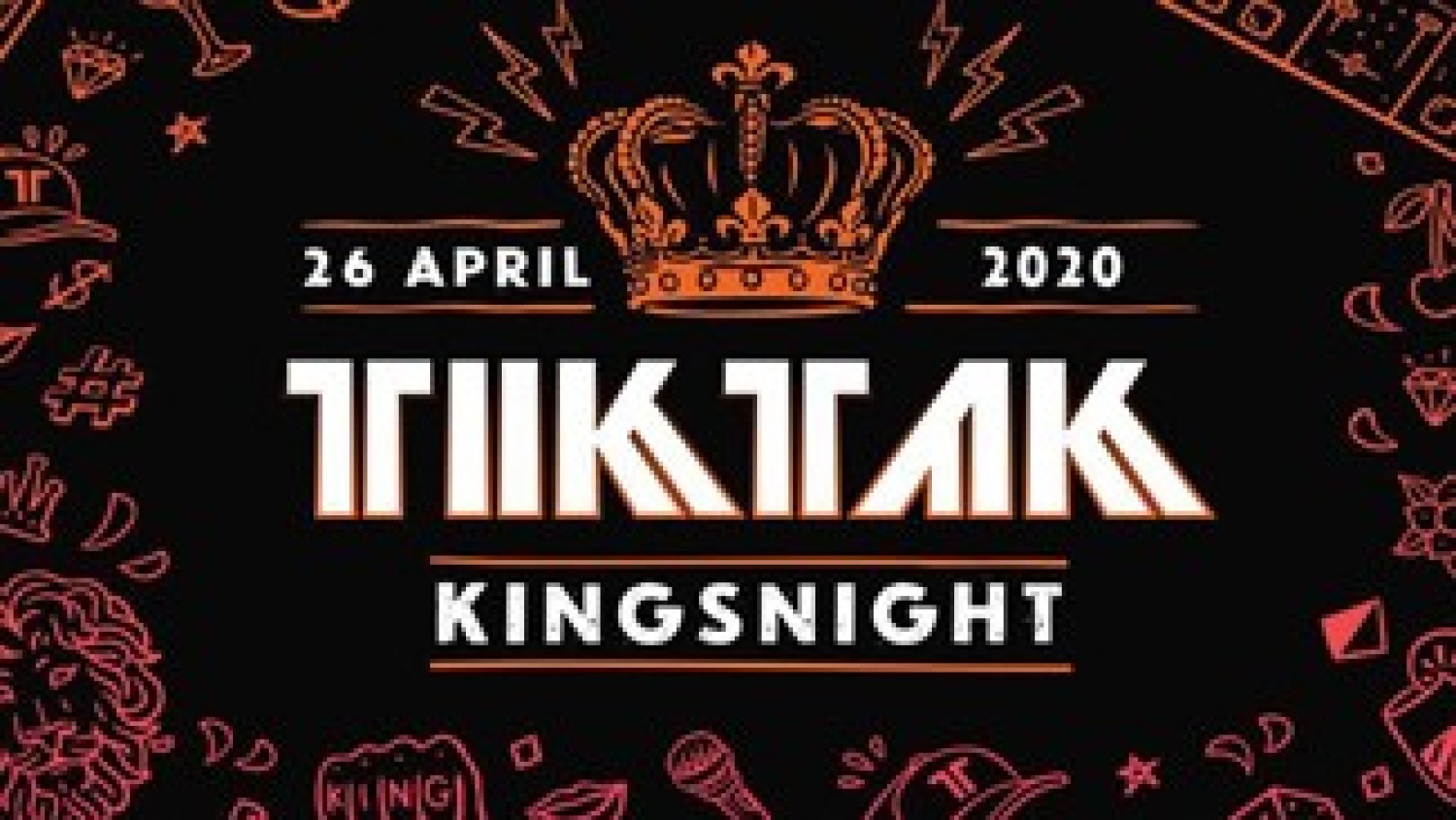 Party nieuws: Belangrijke info voor TIKTAK Kingsnight 2020