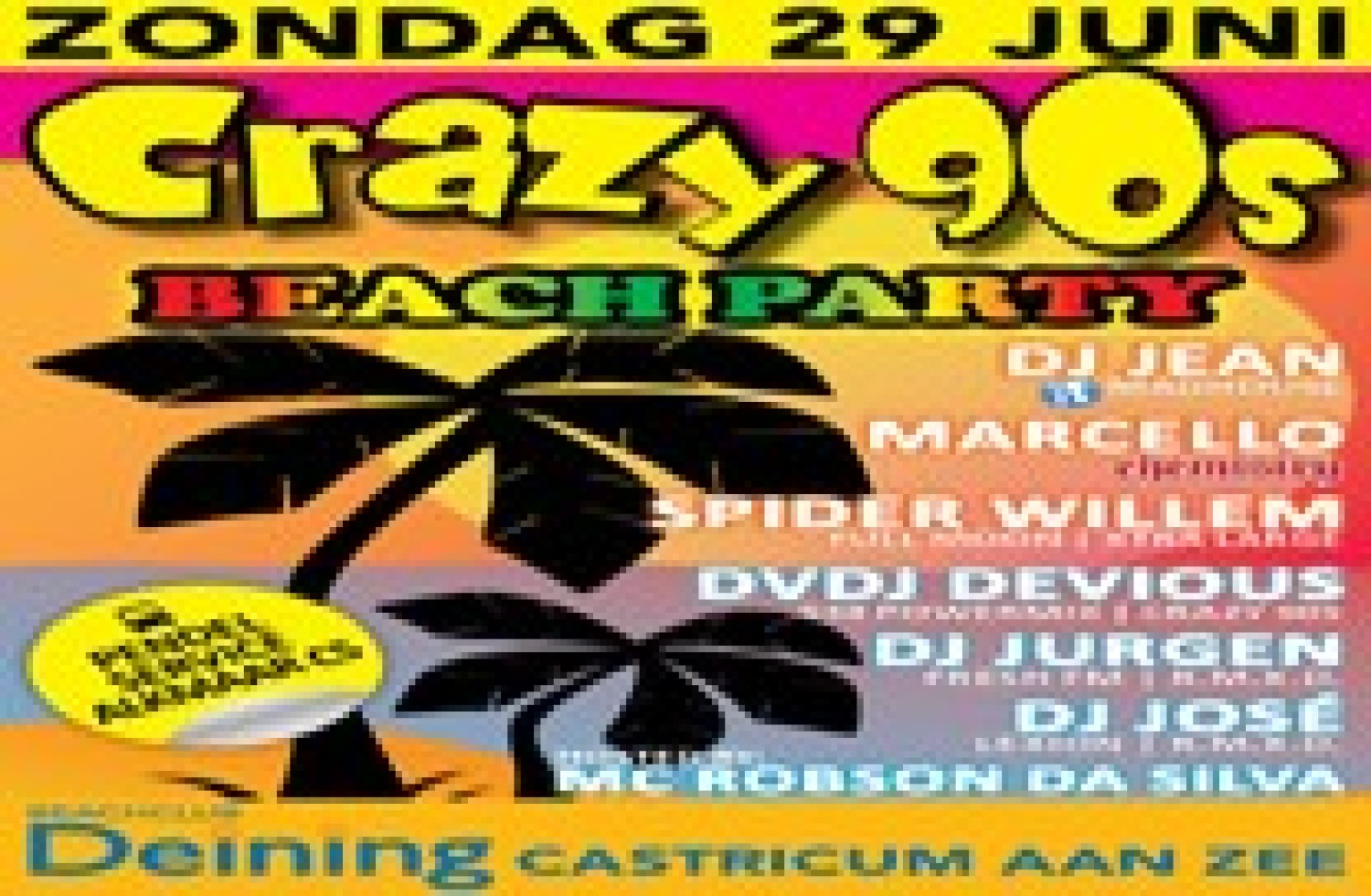 Party nieuws: Beach Party in Castricum aan Zee