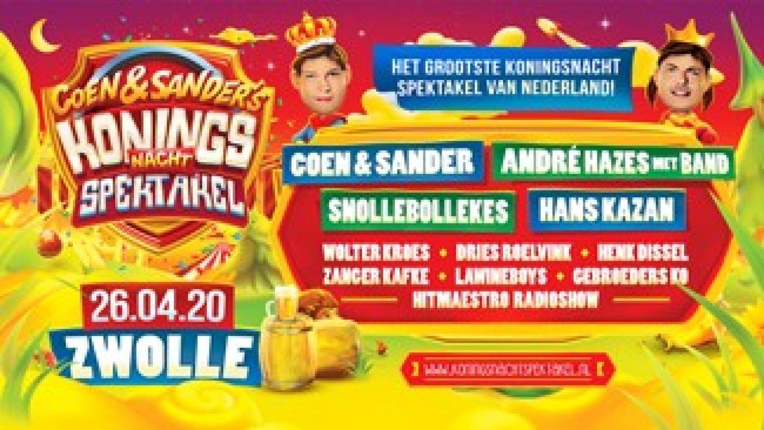 Party nieuws: André Hazes én Snollebollekes headliners in Zwolle