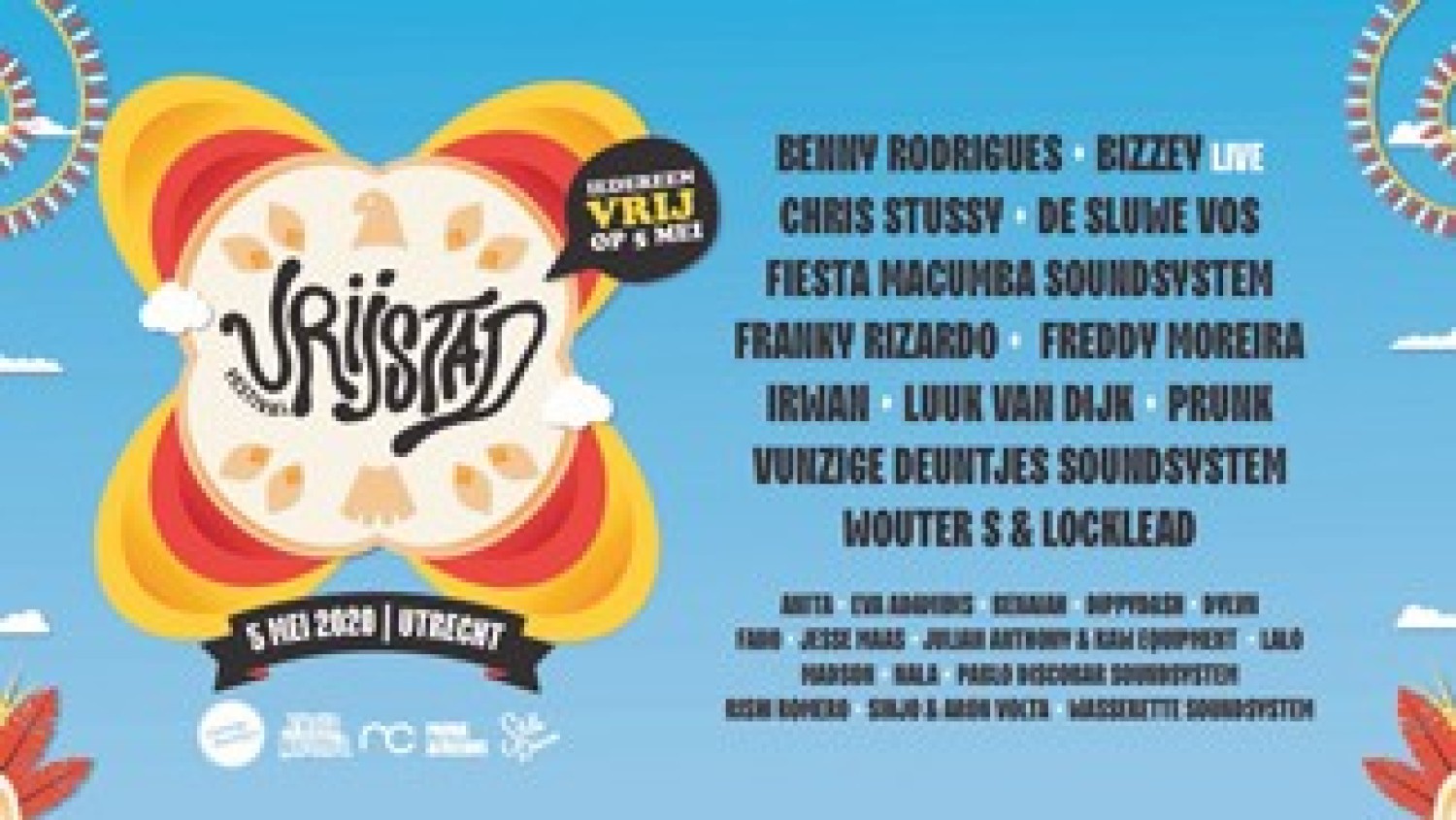 Party nieuws: Vrijstad Festival maakt line-up bekend!
