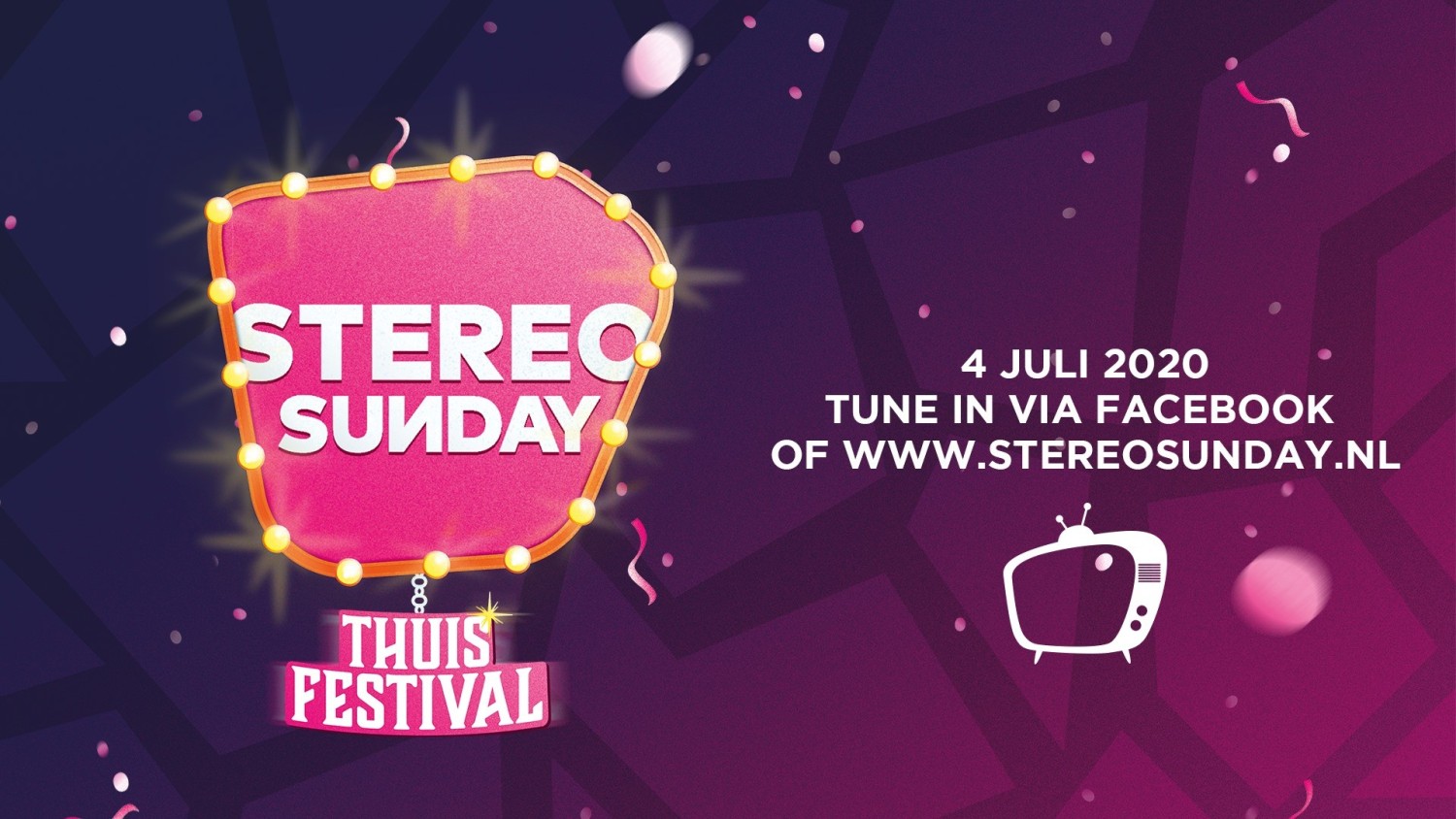 Party nieuws: Organiseer je eigen thuisfestival met Stereo Sunday