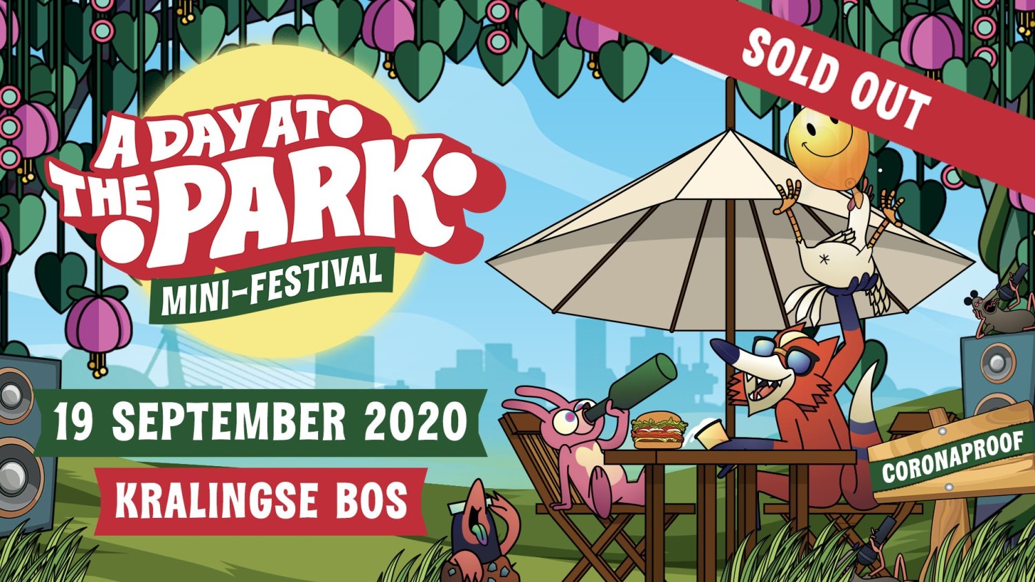 Party nieuws: A Day at the Park 2020 binnen no-time uitverkocht