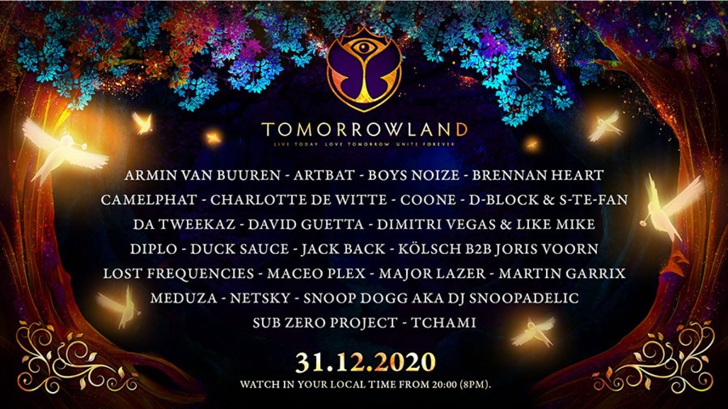 Party nieuws: Tomorrowland kondigt magisch Oudejaarsfeest aan