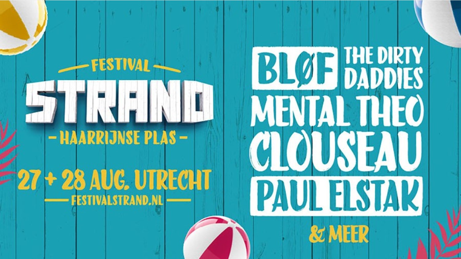 Party nieuws: Festival Strand maakt de complete line-up bekend