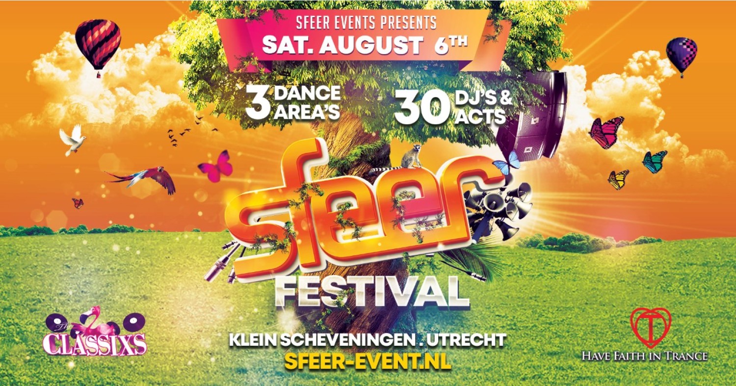 Party nieuws: SFEER Festival is terug op zaterdag 6 augustus 2022