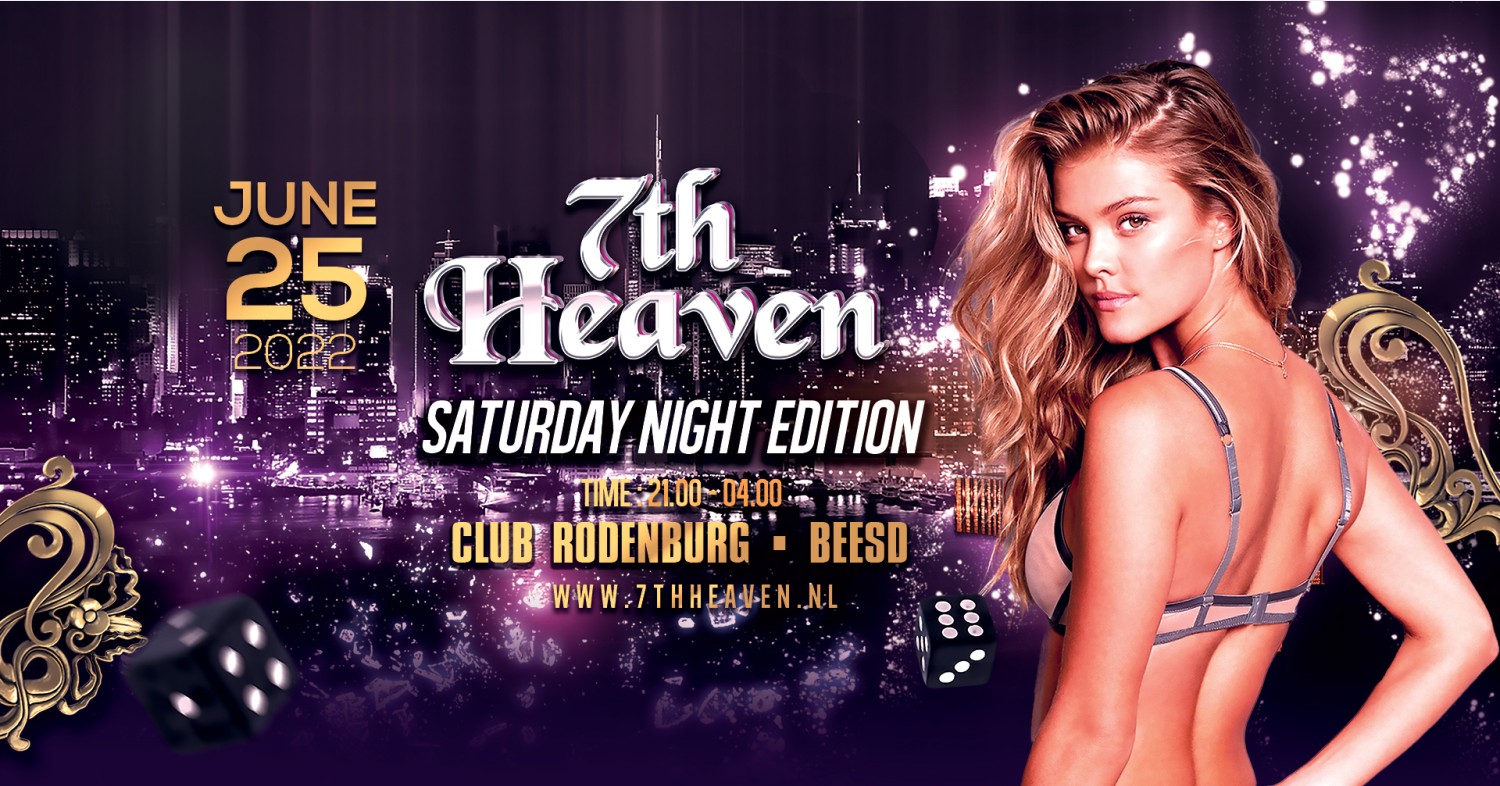 Party nieuws: 7th Heaven is terug op zaterdag 25 juni