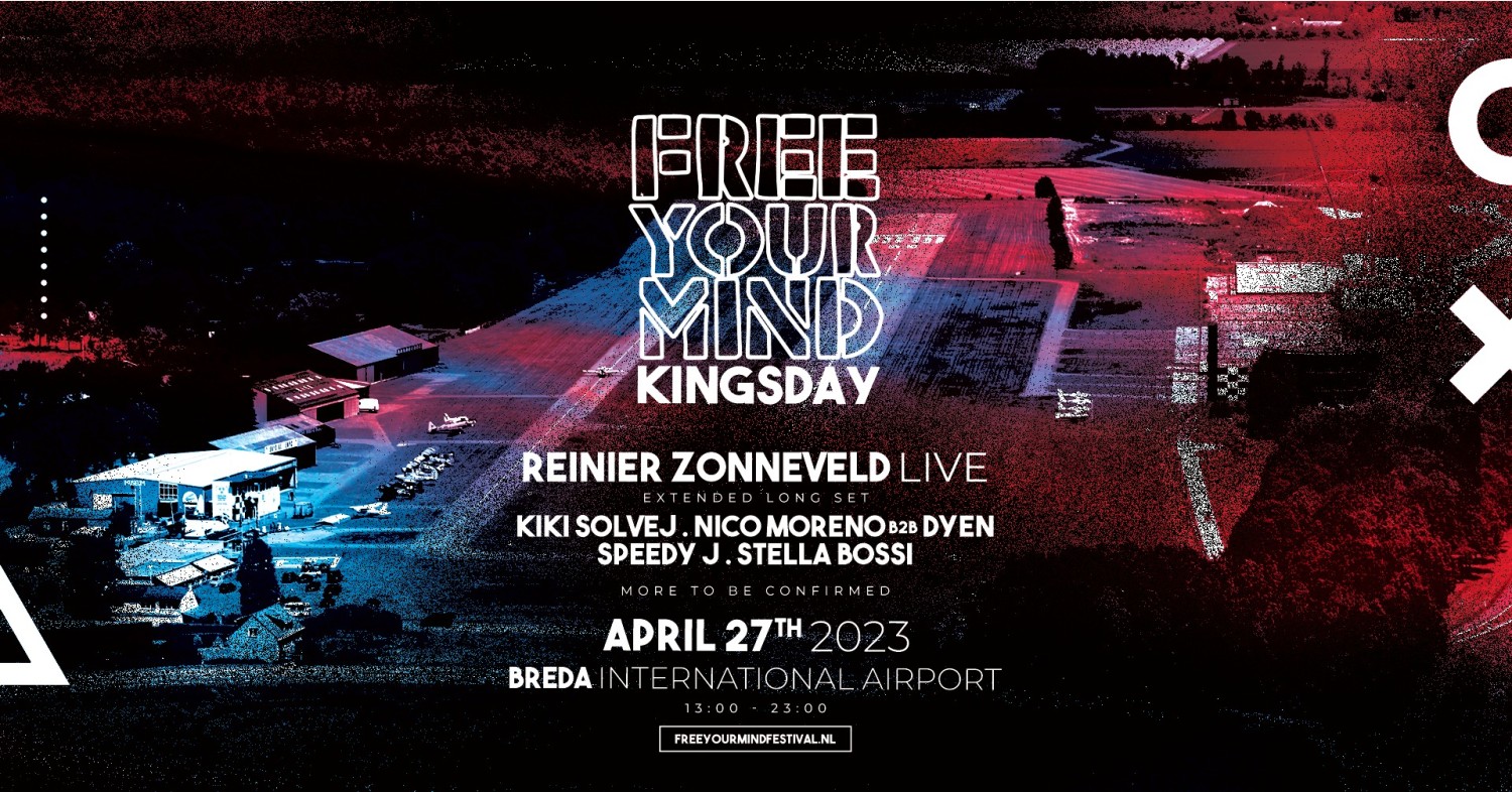 Party nieuws: Reinier Zonneveld headliner Free Your Mind Kingsday
