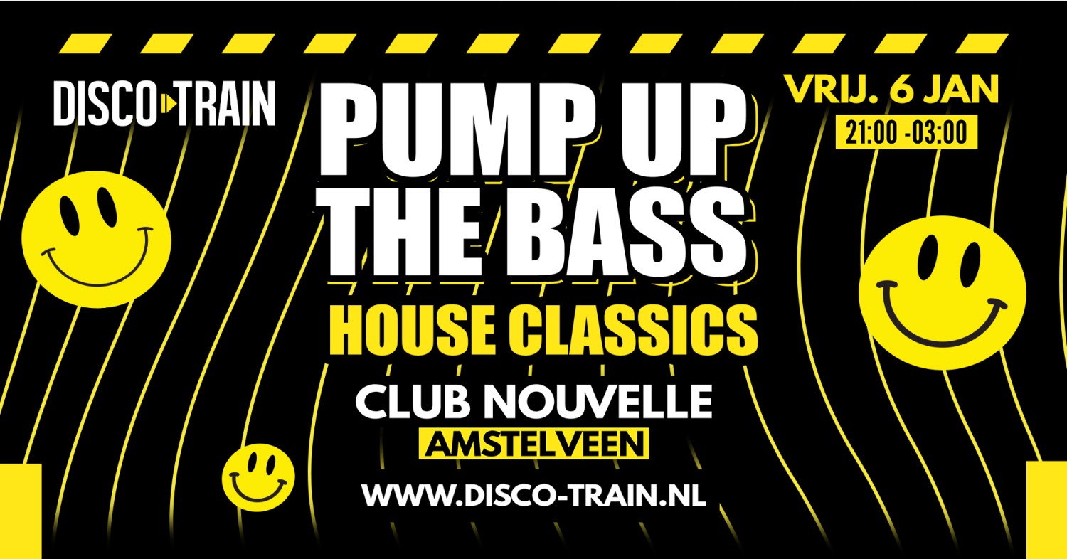 Party nieuws: Pump Up The Bass terug naar Club Nouvelle Amstelveen