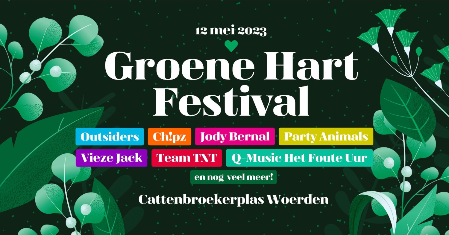 Party nieuws: Kaartverkoop Het Groene Hart Festival 2023 gestart