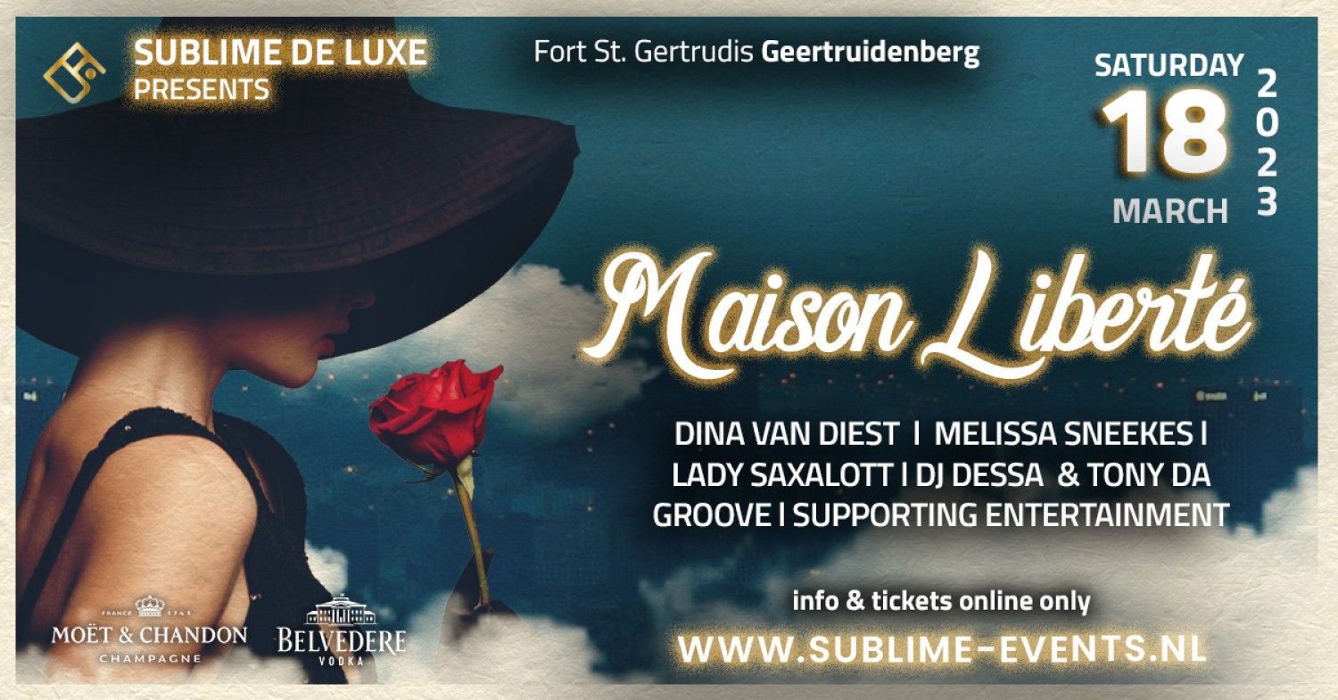 Party nieuws: Sublime de Luxe komt met thema Maison Liberte