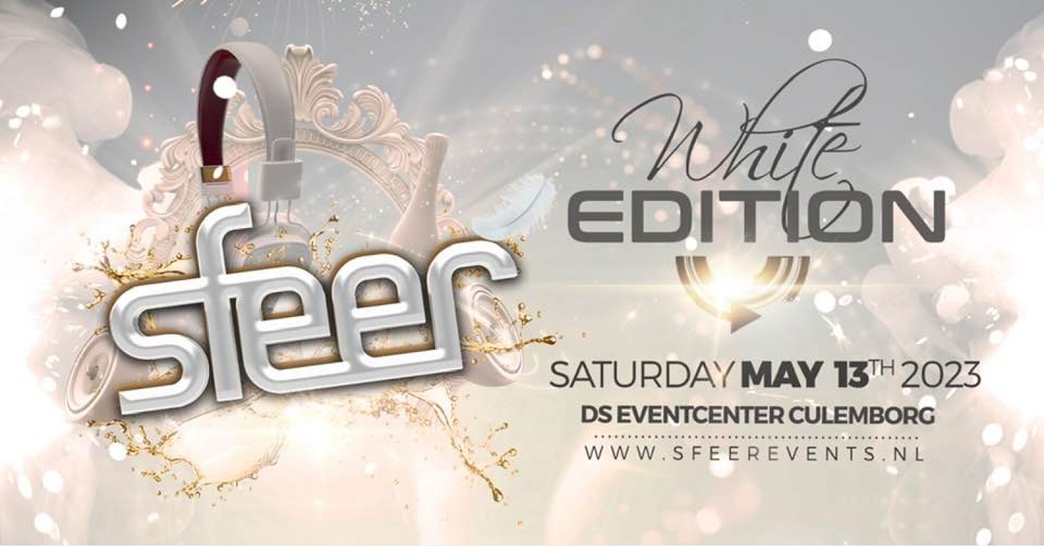 Party nieuws: Line-up SFEER White Edition bekend