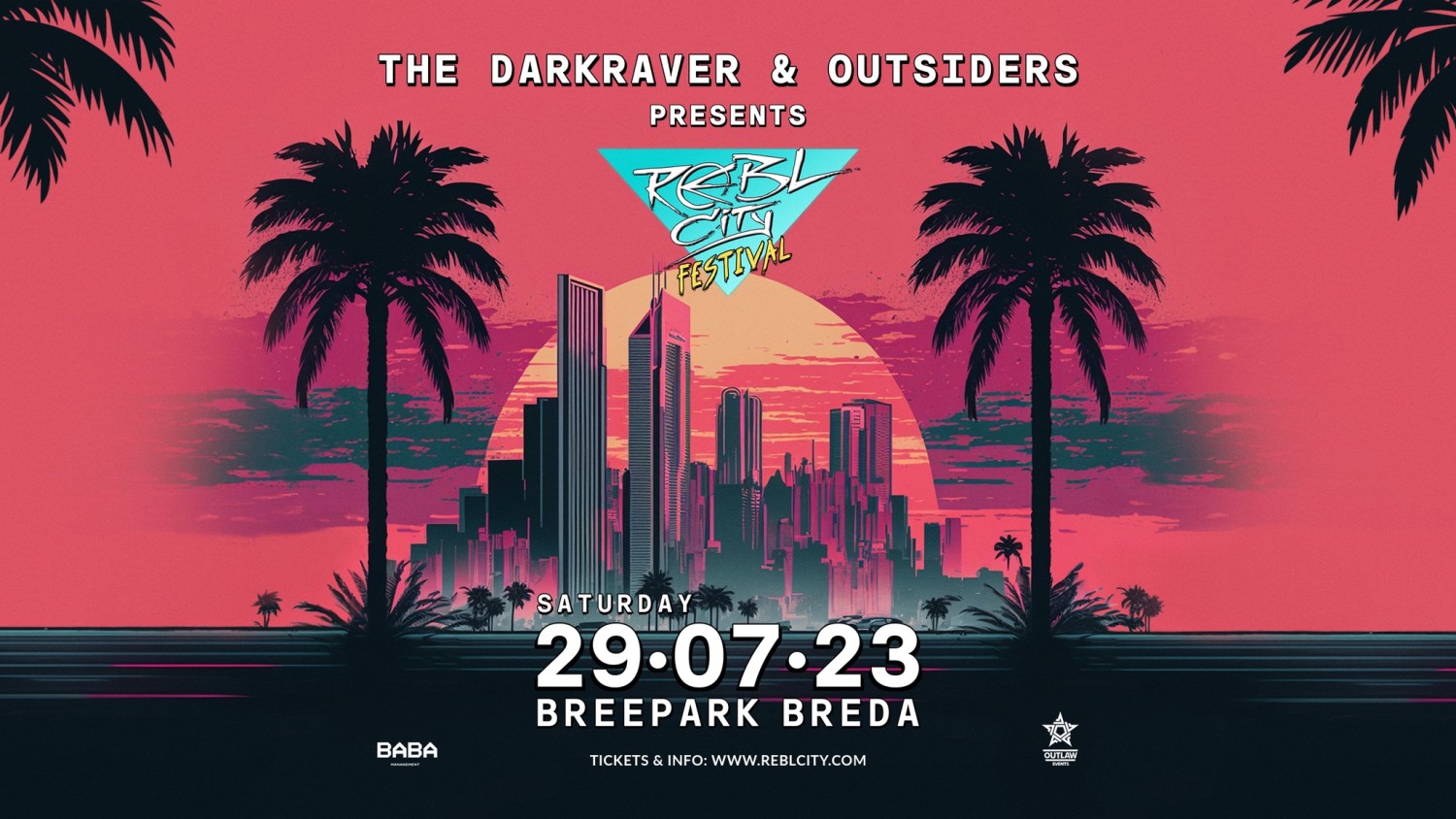 Party nieuws: Ticketverkoop REBL City Festival van Outsiders en Darkraver gestart