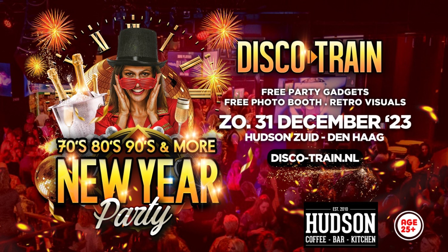 Party nieuws: Extra tickets Disco-Train New Year Party Den Haag